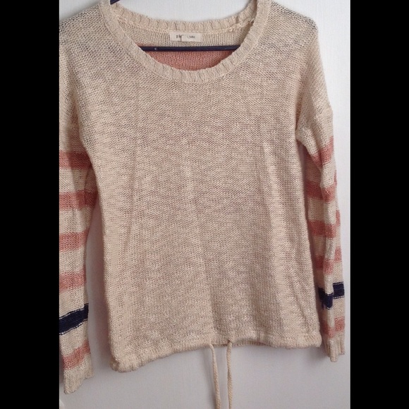 Pink rose sweater