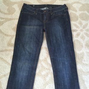 Buffalo Jolie low rise dark wash straight leg Jean