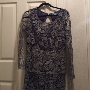 NWT Antonio Melani lace dress with long sleeves