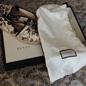 Never worn Gucci espadrilles!
