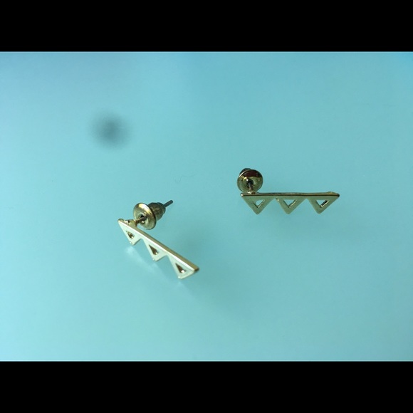 Golden plated earring