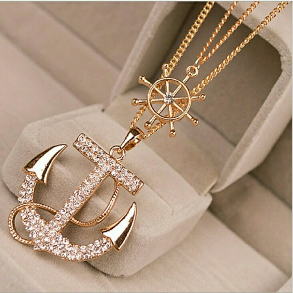 Jewelry - GOLD ANCHOR NECKLACE