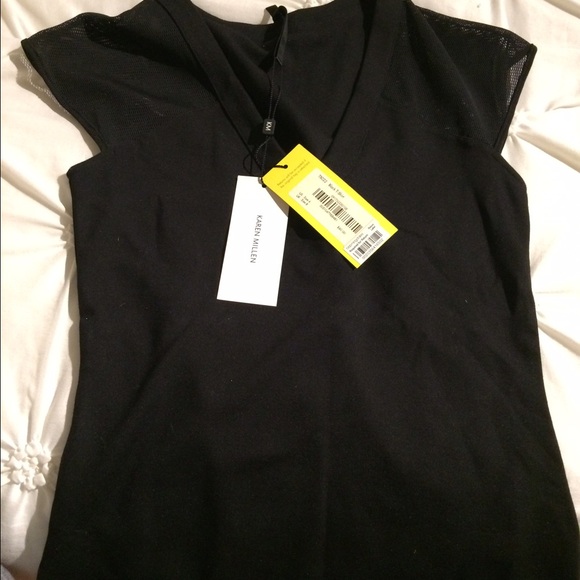 Karen Millen size 4 black top