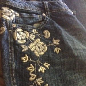 Gitano, embroidered jeans, like new.