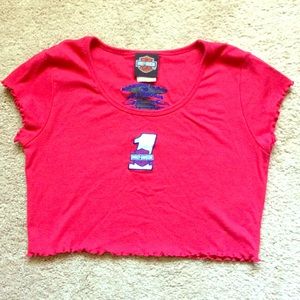 Biker Harley Davidson crop top Bloomington Indiana