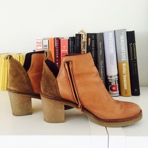 Miista Kendall leather ankle boots, sz. 8/8.5