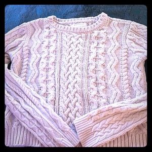 Kendall & Kylie cable knit sweater