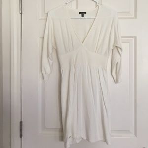 SO CUTE Express XS cream sweater dress/tunic.