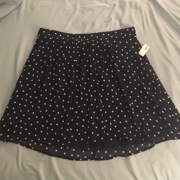 Old Navy Dresses & Skirts - Navy and while polkadot skirt
