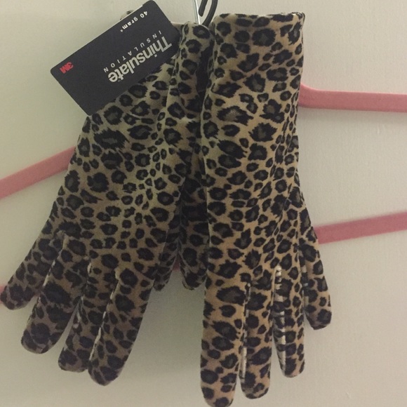 Leopard Print Gloves