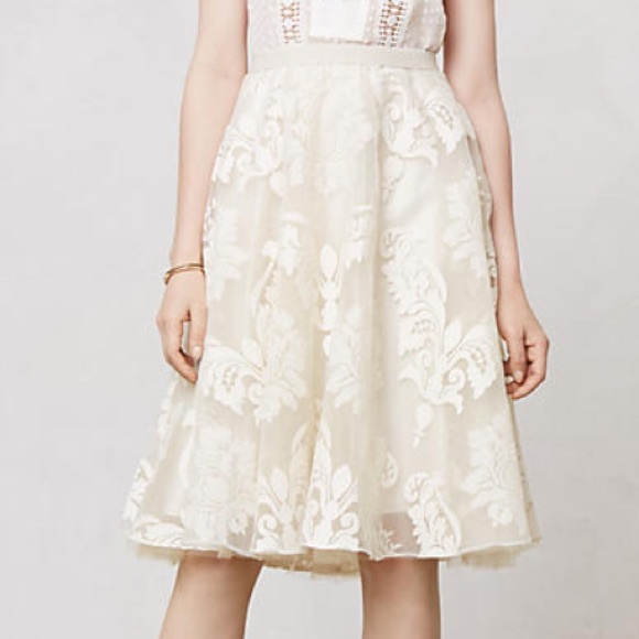 Anthropologie Emeline tulle skirt