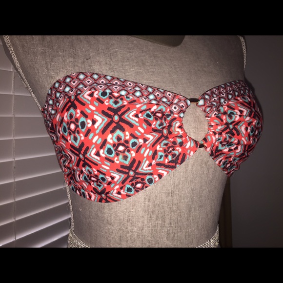 Tribal Pattern Bathing Suit Top