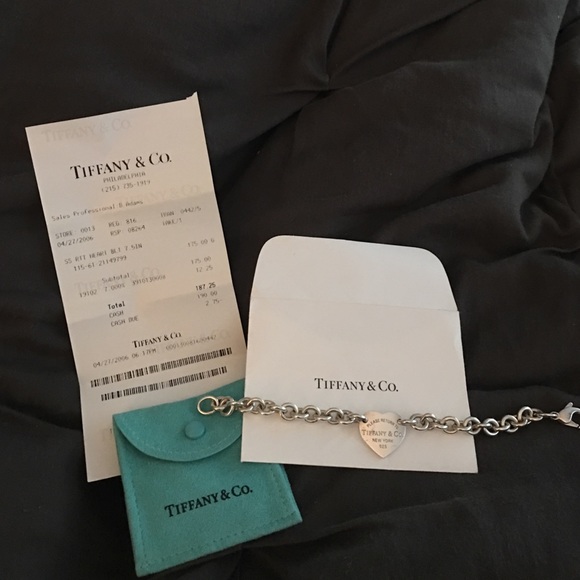 Tiffany SS heart bracelet