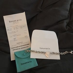 Tiffany SS heart bracelet