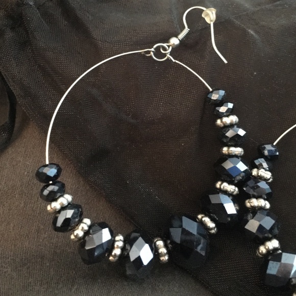 Crystal hoops - Picture 2 of 2