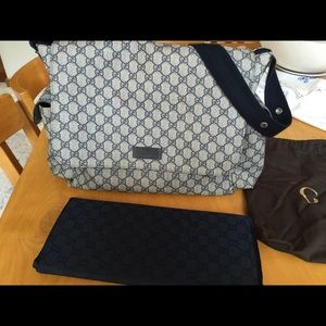 Gucci GG monogram blue baby