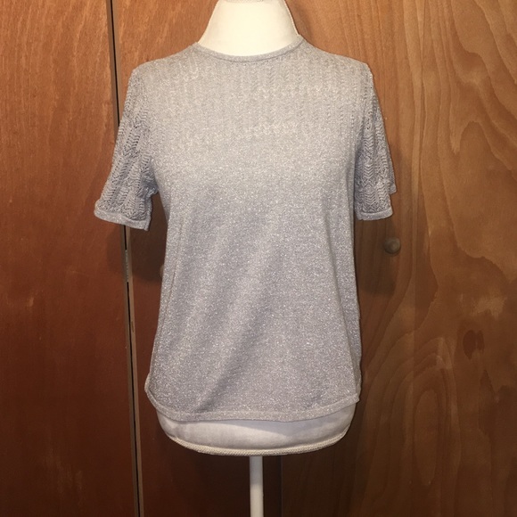 Alfred Dunner short sleeve sparkly sweater