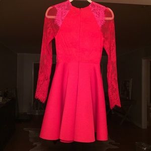 ASOS Dresses - Asos red and pink lace dress ASOS Dresses - Asos red and pink lace dress
