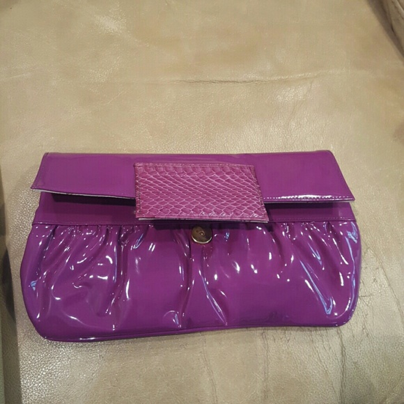 BNWOT PATTEN LEATHER WITH SNAKE SKIN CLOSURE