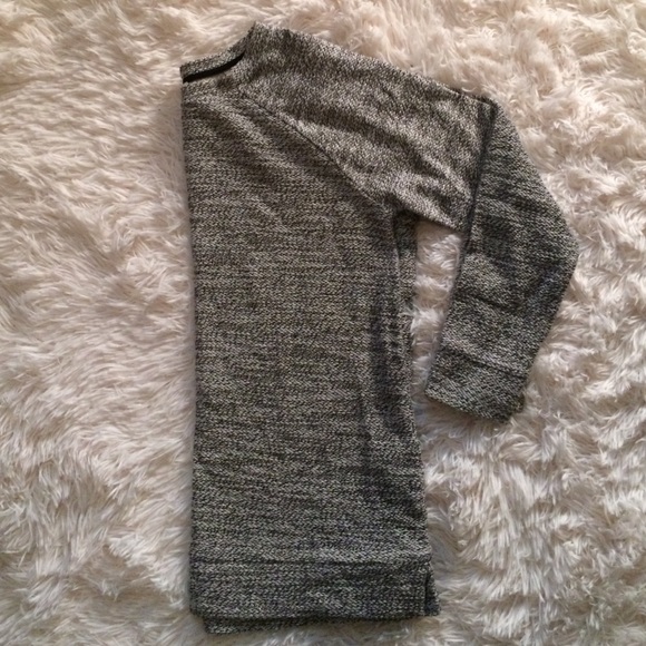 NWOT heather gray/ silver sparkle sweater