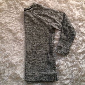 NWOT heather gray/ silver sparkle sweater