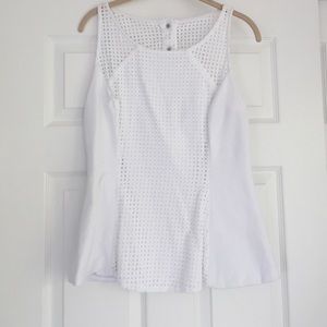 Guess peplum sleeveless shirt