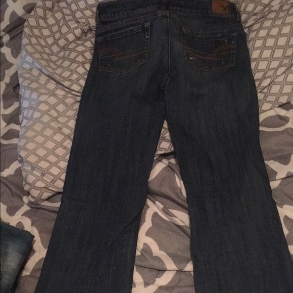 American eagle size 4 distressed jeans stretch - Picture 2 of 2
