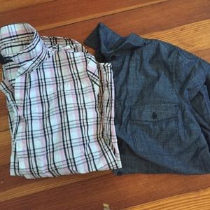 Chambray & Plaid Shirt