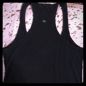Lululemon black racer back tank