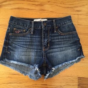 Hollister High Waisted Jean Shorts