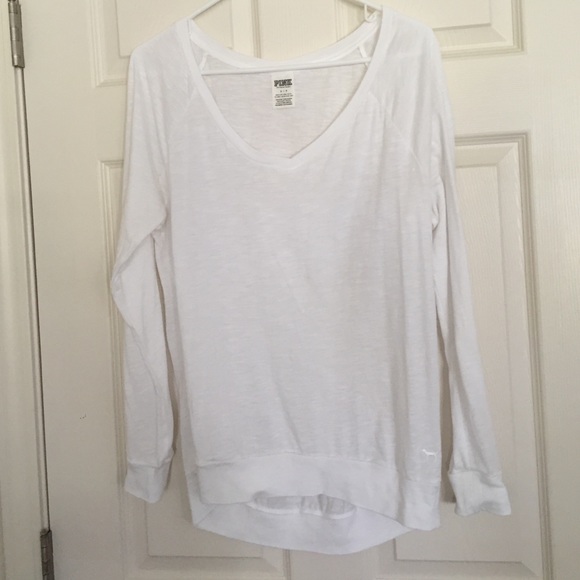 Pink brand Small white tunic. Like new!