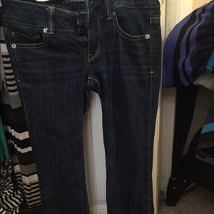 American Eagle Jean Capris