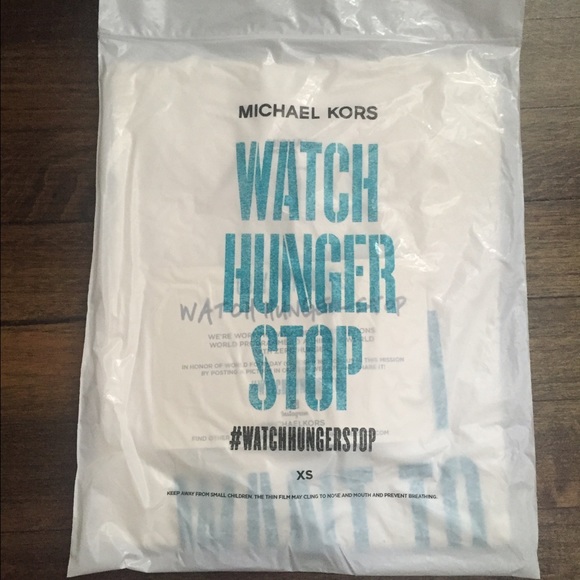 Michael Kors "watch hunger stop" shirt
