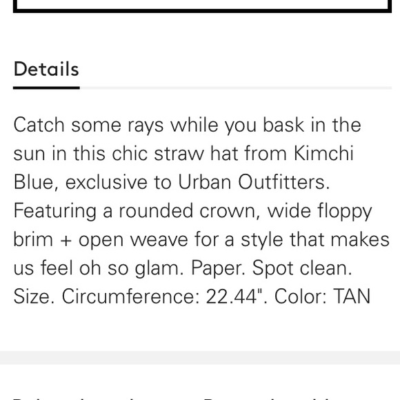 Urban Outfitters Kimchi Blue exclusive floppy hat - Picture 4 of 5