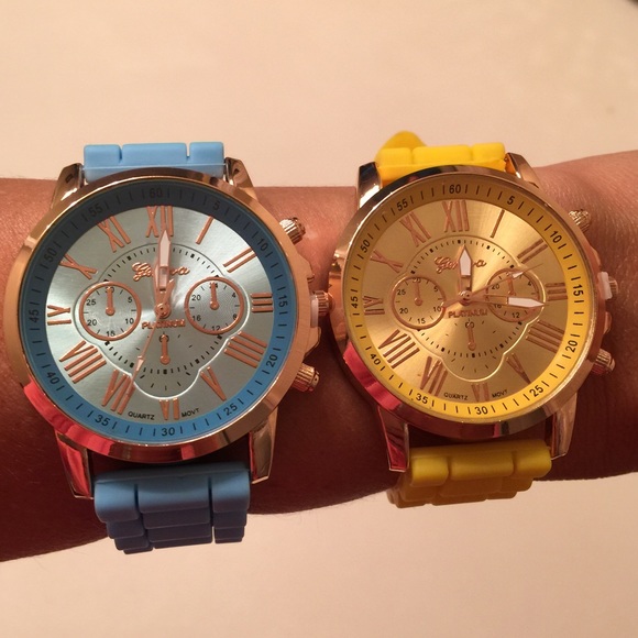 NWT Geneva Silicone Watches Bundle
