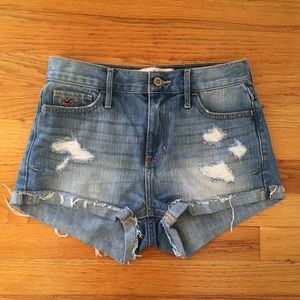 Hollister High Waisted Jean Shorts