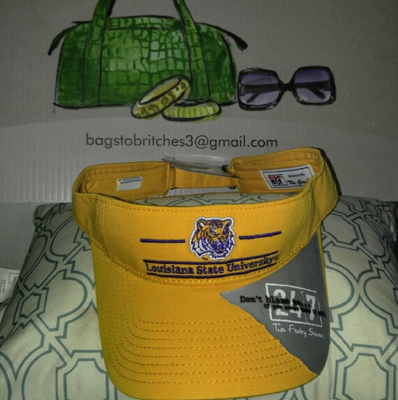 LSU Athletic Adjustable Sun Visor - Picture 2 of 4
