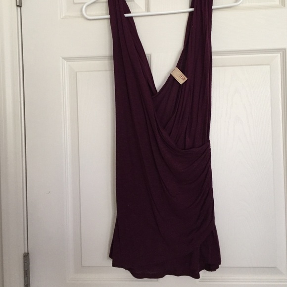 Purple BKE top. Ruched siding. Really pretty.