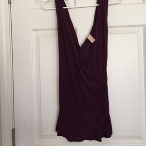 Purple BKE top. Ruched siding. Really pretty.