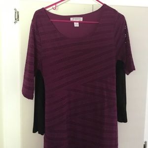 Motherhood purple (plum) dress