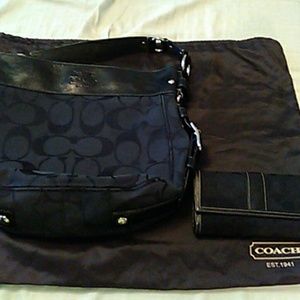 Coach purse and wallet