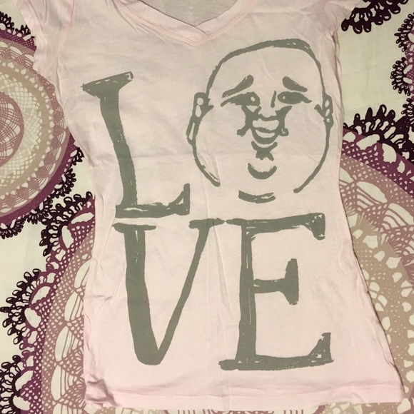 Baby pink TRUE RELIGION v-neck