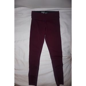 Pink ultimate maroon leggings