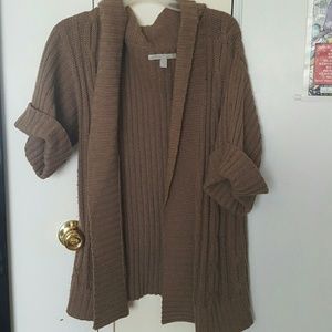 Brown knitted sweater