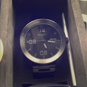 Men's Nixon 'The Corloral' Watch, 48m Black