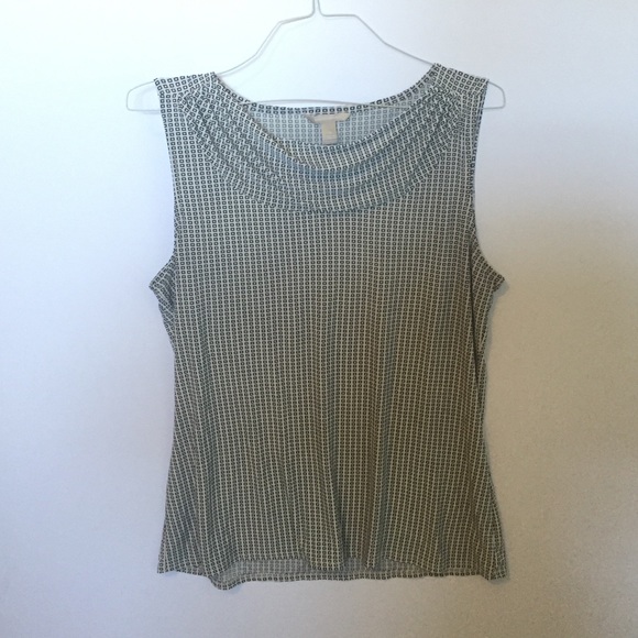Patterned squared blouse
