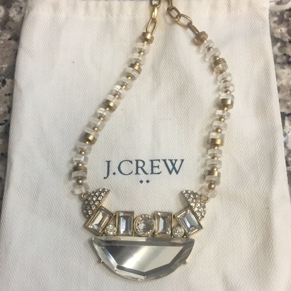 J. Crew long gold necklace
