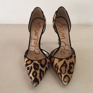 Cheetah print high heels