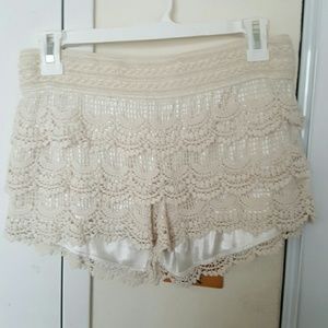 Lace shorts