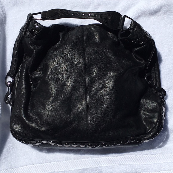 Large Rebecca minkoff tote with gun metal studs!